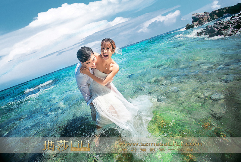 海角七号之鱼美人海滩 ／                                                                                                                                      婚纱照 深圳婚纱摄影