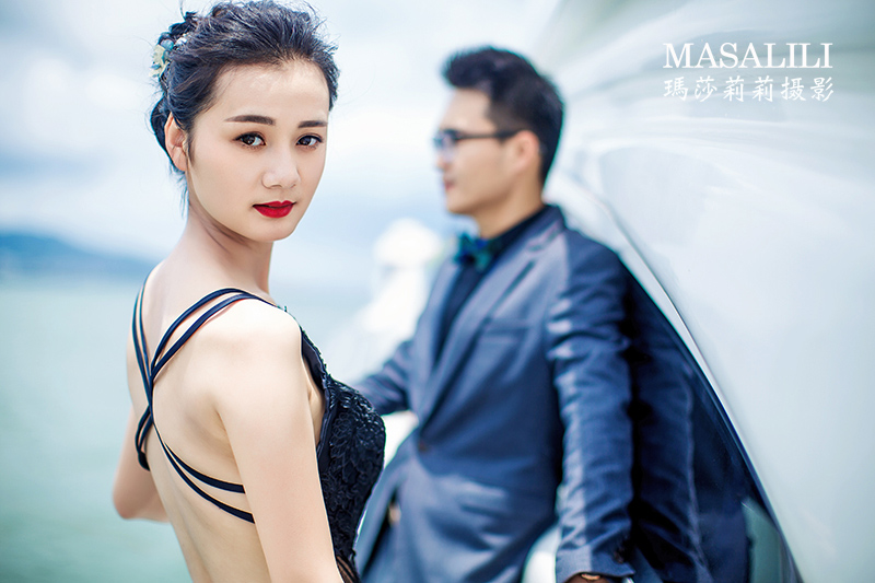 牛先生&王小姐出海游艇婚纱照                                                                                                                                               深圳婚纱摄影纱照