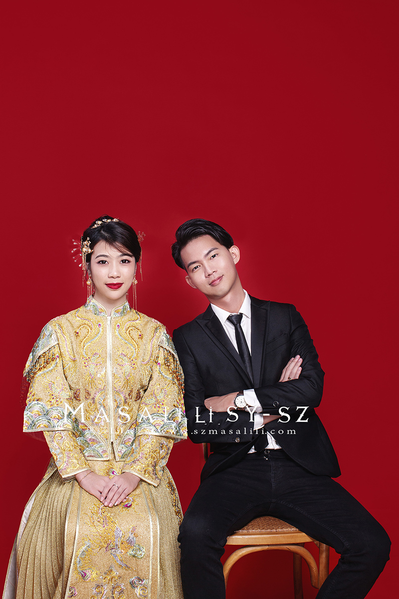 吴小姐夫妇 幸福浪漫婚纱照文艺古装婚纱照                                                                                                     ／牧马庄园 唯漫视觉西冲海滩婚纱照深圳婚纱摄影工作室