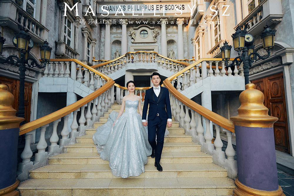 李先生&王小姐夫妇玫瑰小镇欧式城堡奈良小鹿游艇婚纱照