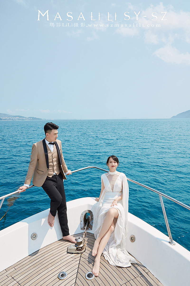 李先生&王小姐夫妇玫瑰小镇欧式城堡奈良小鹿游艇婚纱照
