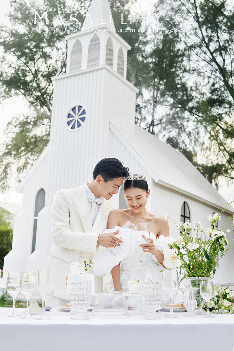 北欧教堂                深圳婚纱摄影教堂婚礼欧式教堂婚纱照