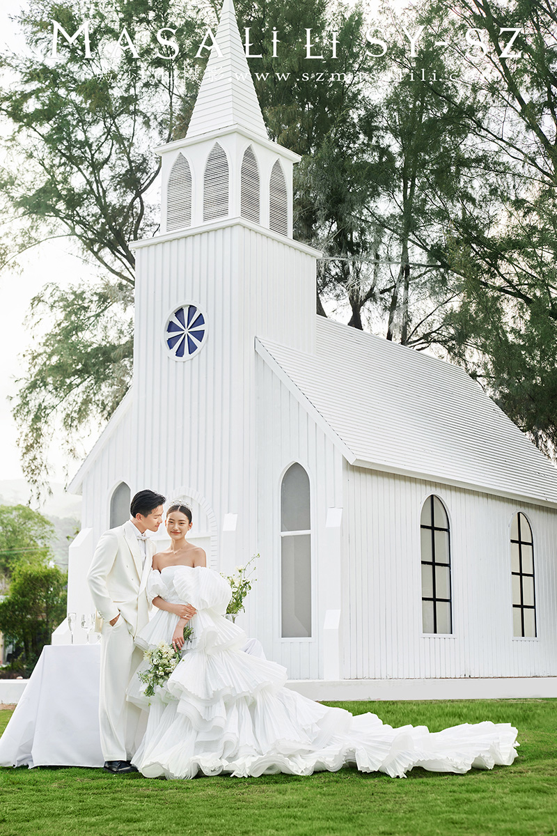 北欧教堂                深圳婚纱摄影教堂婚礼欧式教堂婚纱照