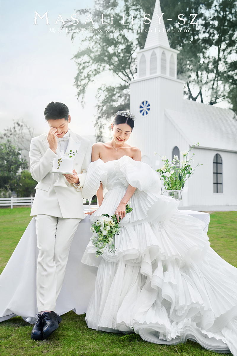 北欧教堂                深圳婚纱摄影教堂婚礼欧式教堂婚纱照