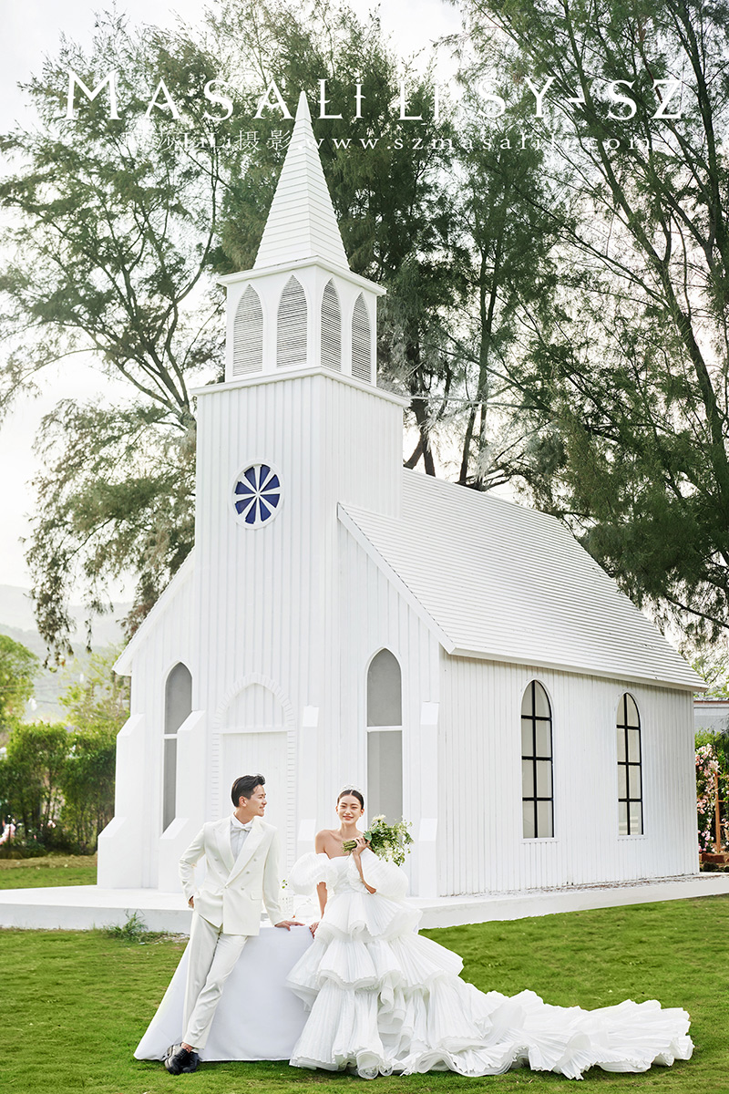 北欧教堂                深圳婚纱摄影教堂婚礼欧式教堂婚纱照