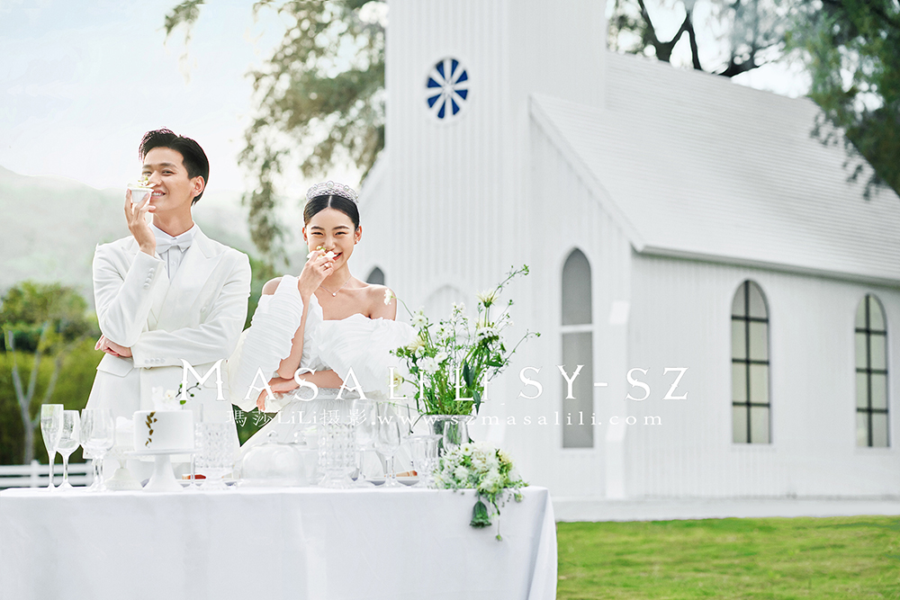 北欧教堂                深圳婚纱摄影教堂婚礼欧式教堂婚纱照