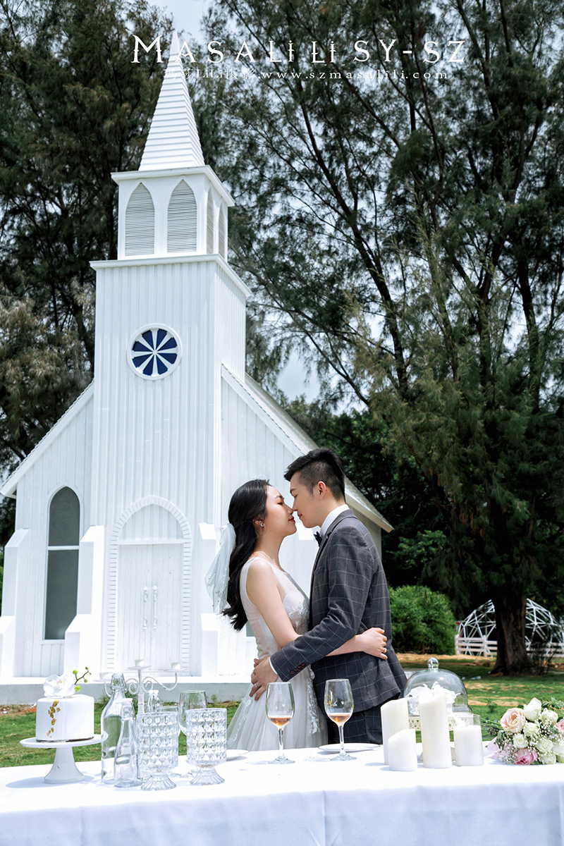 林先生&李小姐夫妇深圳牧场羊驼北欧教堂婚纱照