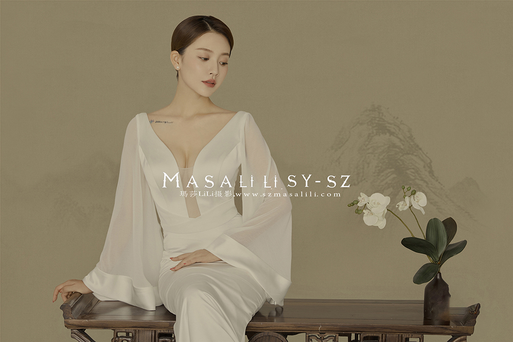 工笔画                深圳婚纱照古风婚纱照