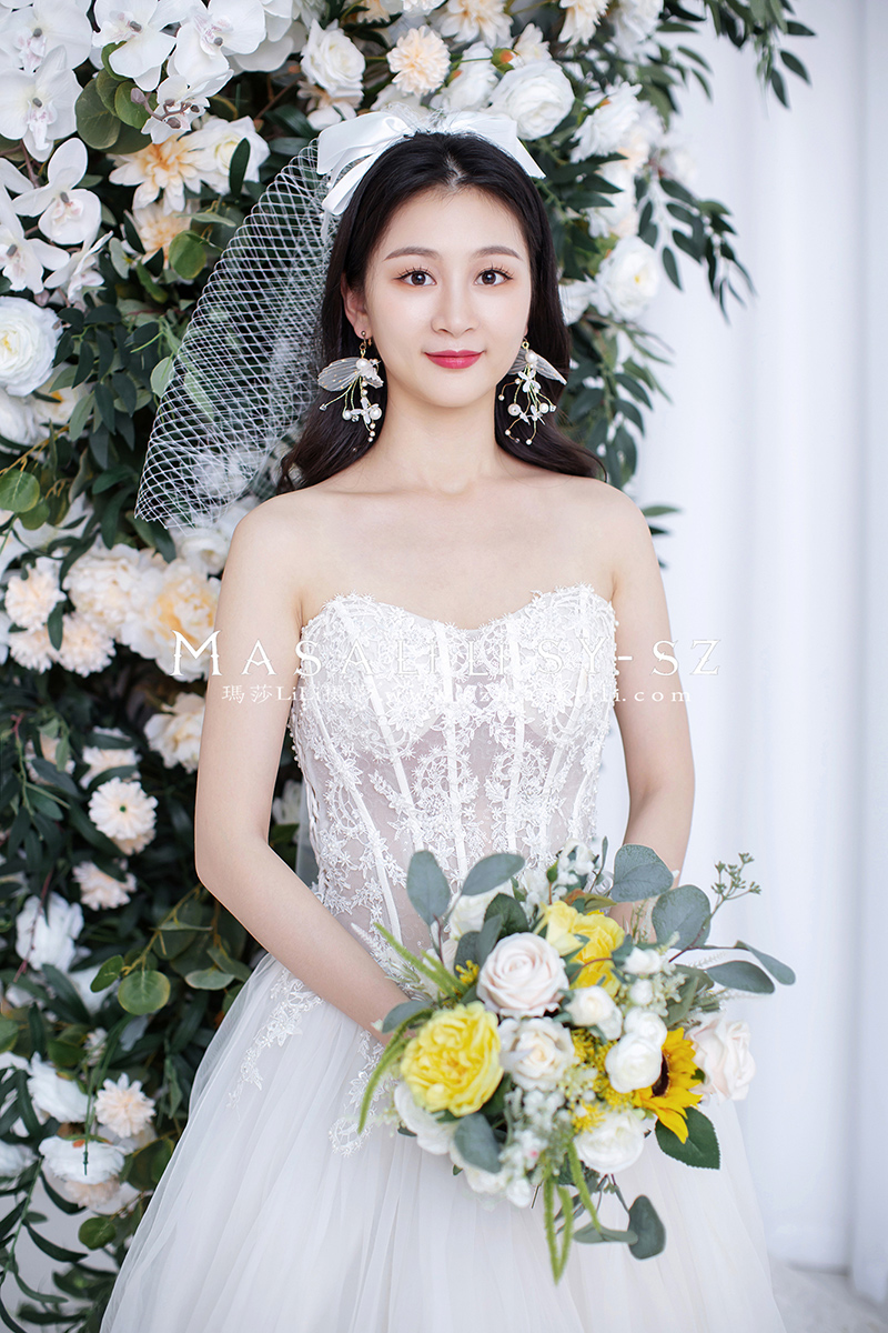薛小姐夫妇浪漫海景森系婚纱照                 深圳婚纱摄影
