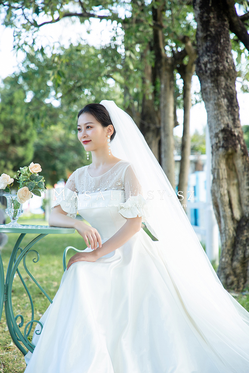 薛小姐夫妇浪漫海景森系婚纱照                 深圳婚纱摄影