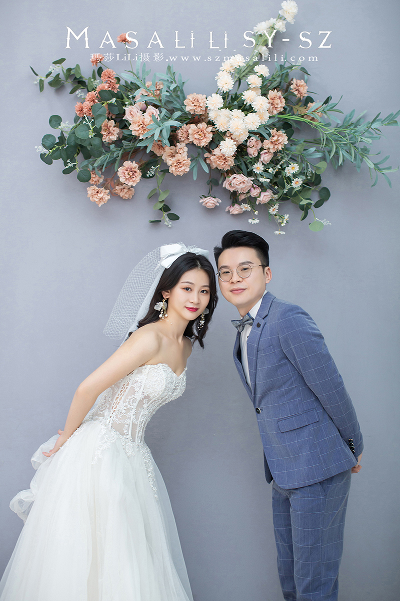 薛小姐夫妇浪漫海景森系婚纱照                 深圳婚纱摄影