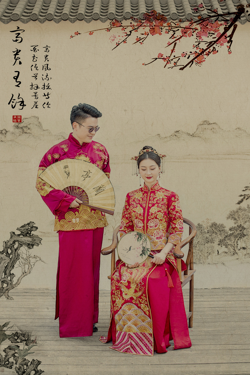 薛小姐夫妇浪漫海景森系婚纱照                 深圳婚纱摄影