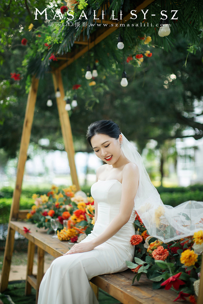 姚小姐夫妇浪漫海景森系婚纱照                        深圳婚纱摄影工作室
