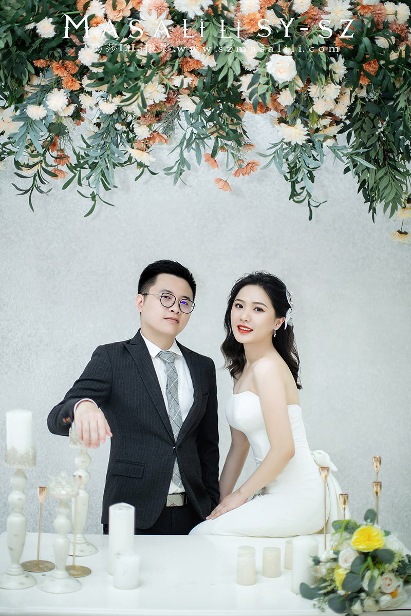 姚小姐夫妇浪漫海景森系婚纱照                        深圳婚纱摄影工作室