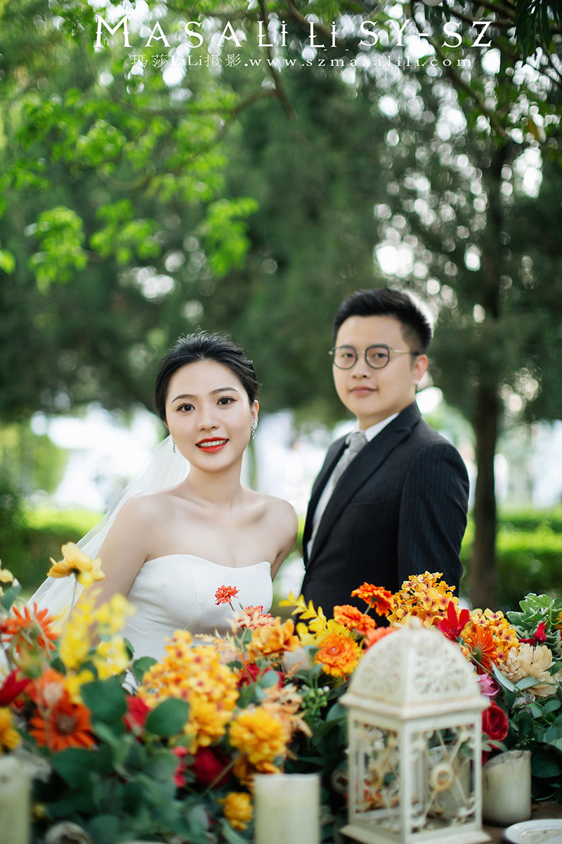 姚小姐夫妇浪漫海景森系婚纱照                        深圳婚纱摄影工作室