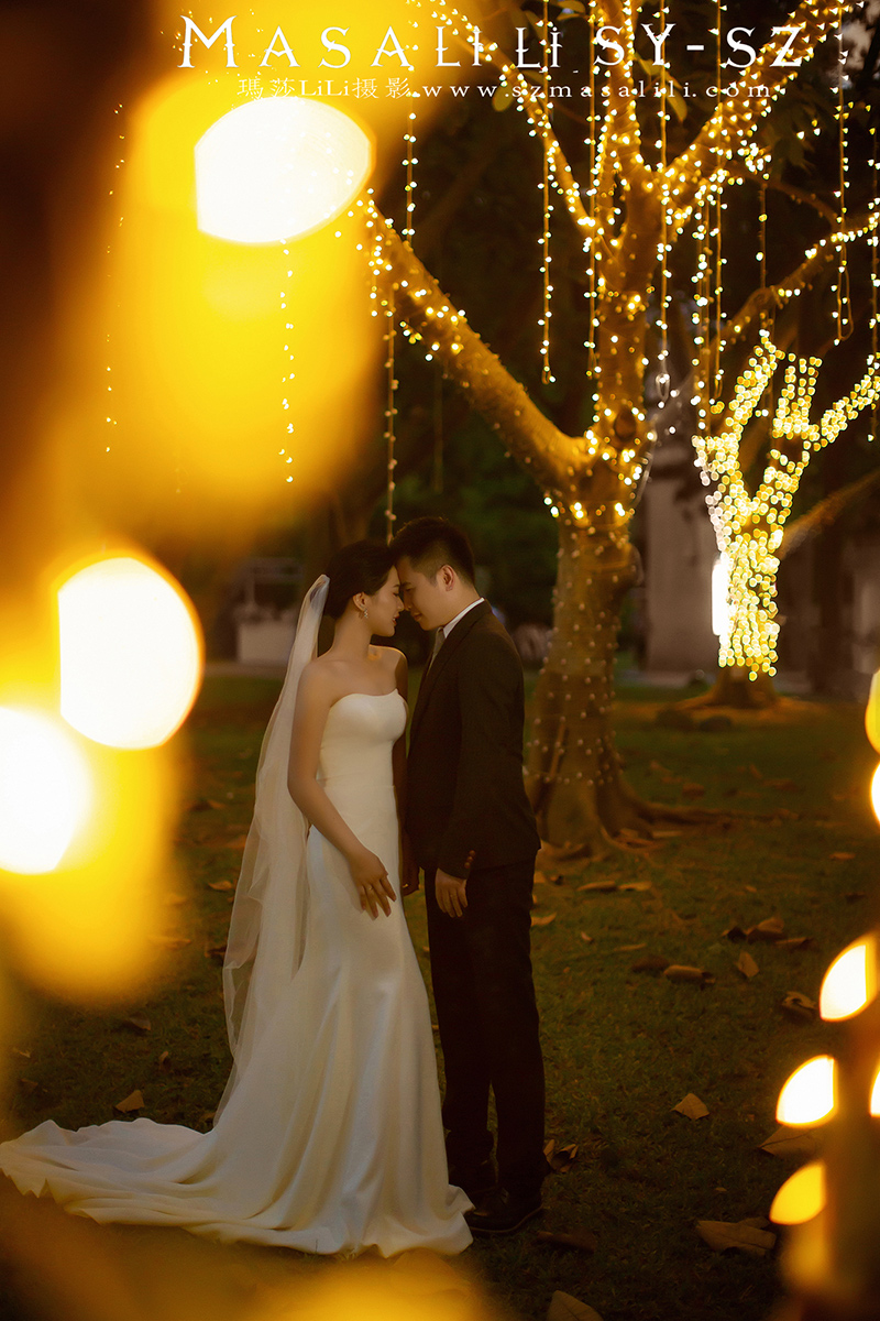姚小姐夫妇浪漫海景森系婚纱照                        深圳婚纱摄影工作室