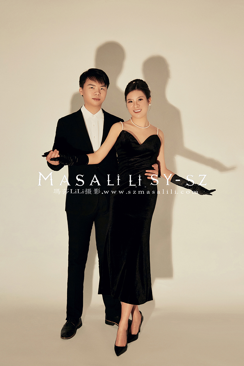 洪小姐复古赫本婚纱照                         深圳婚纱摄影