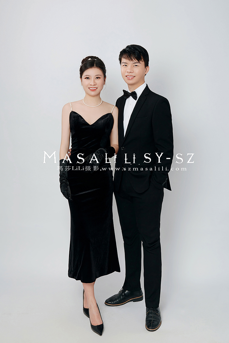 洪小姐复古赫本婚纱照                         深圳婚纱摄影
