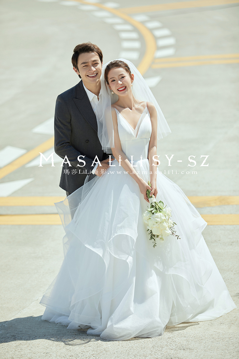 夏先生&吴小姐生城市旅拍盐田港码头婚纱照                            深圳婚纱摄影