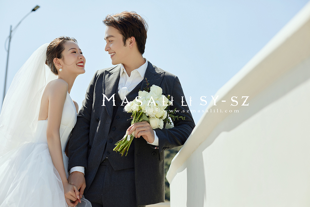 夏先生&吴小姐生城市旅拍盐田港码头婚纱照                            深圳婚纱摄影