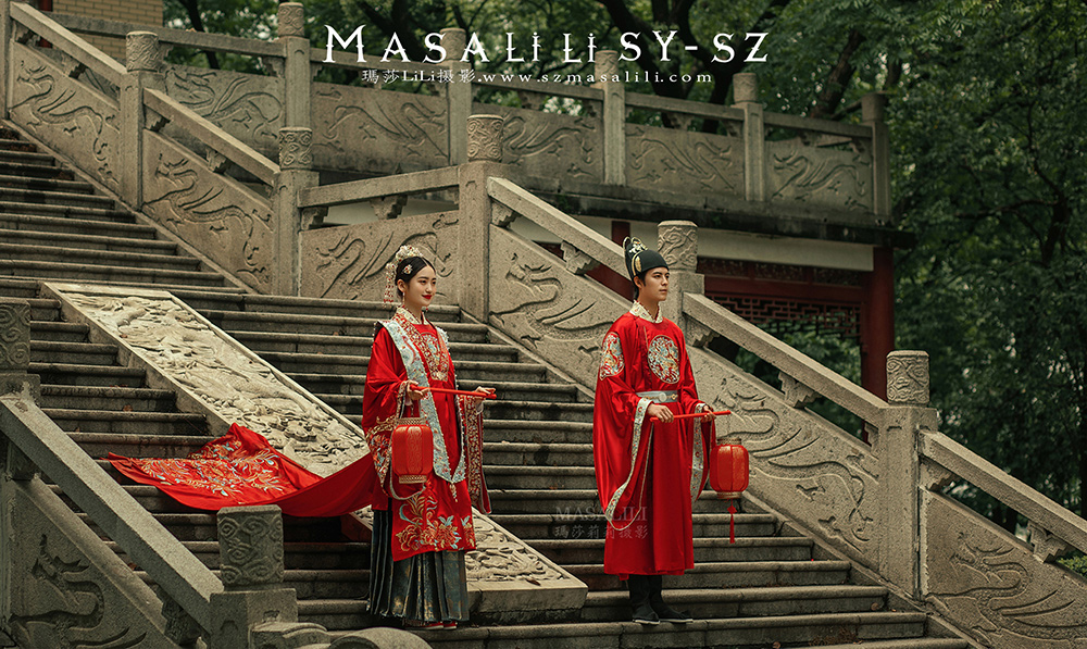 园博园古风婚纱照                               深圳婚纱摄影