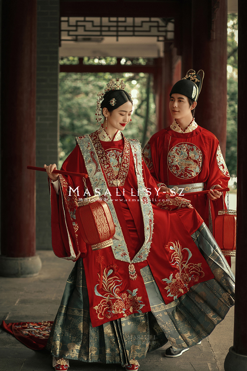 园博园古风婚纱照                               深圳婚纱摄影