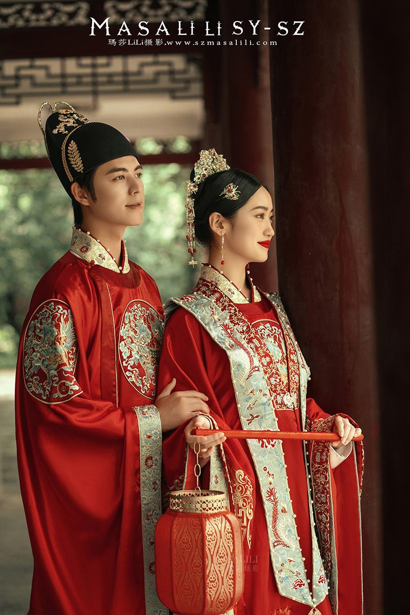 园博园古风婚纱照                               深圳婚纱摄影