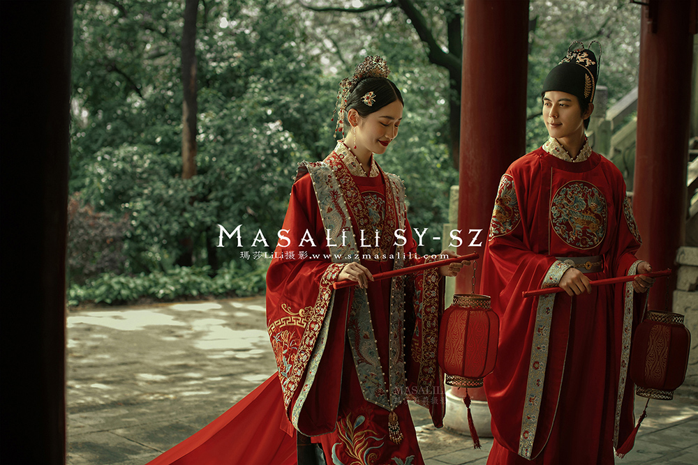 园博园古风婚纱照                               深圳婚纱摄影