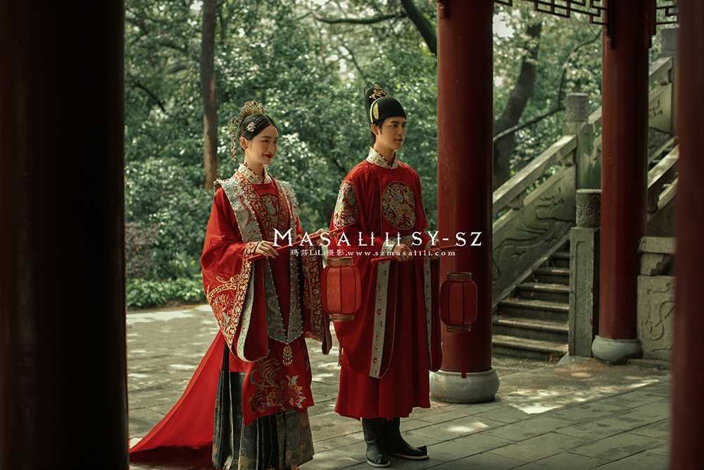 园博园古风婚纱照                               深圳婚纱摄影