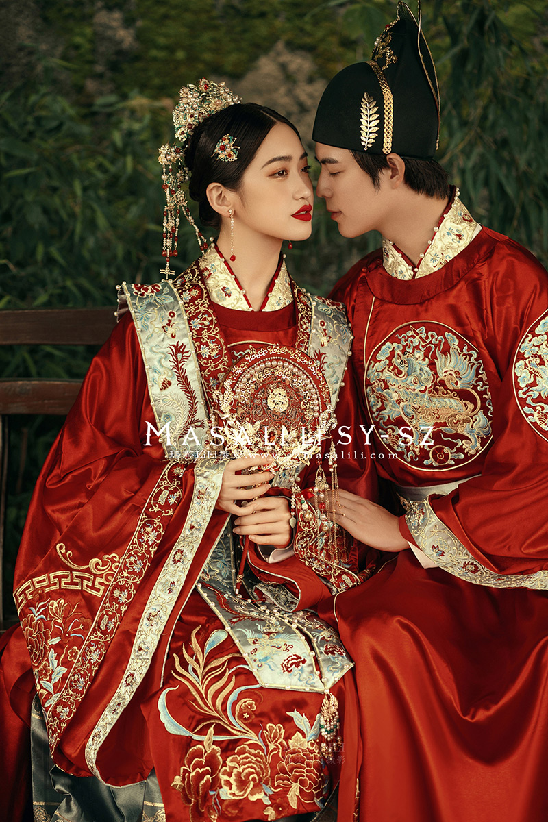 园博园古风婚纱照                               深圳婚纱摄影