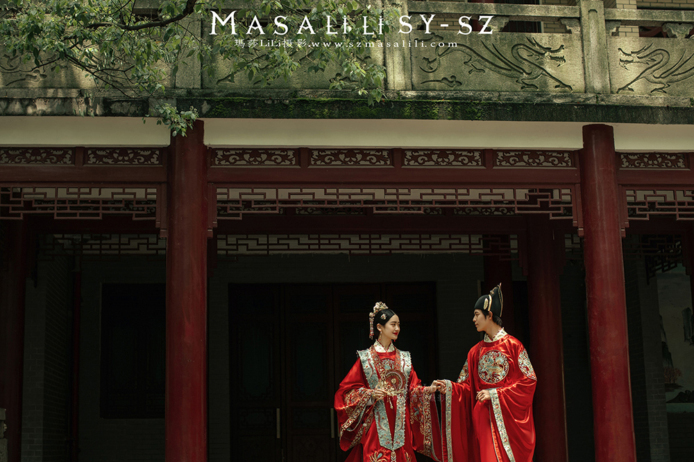 园博园古风婚纱照                               深圳婚纱摄影