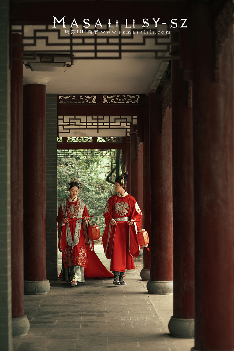园博园古风婚纱照                               深圳婚纱摄影
