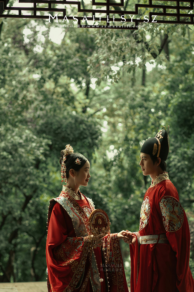 园博园古风婚纱照                               深圳婚纱摄影
