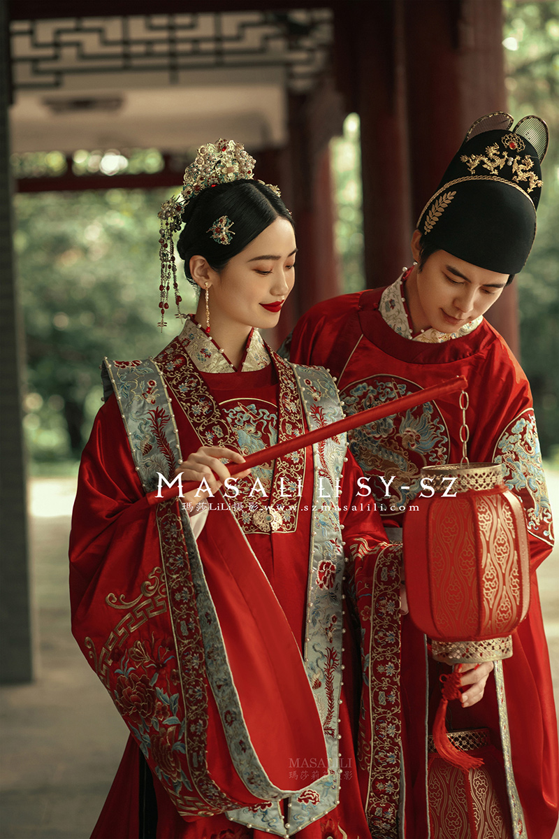 园博园古风婚纱照                               深圳婚纱摄影