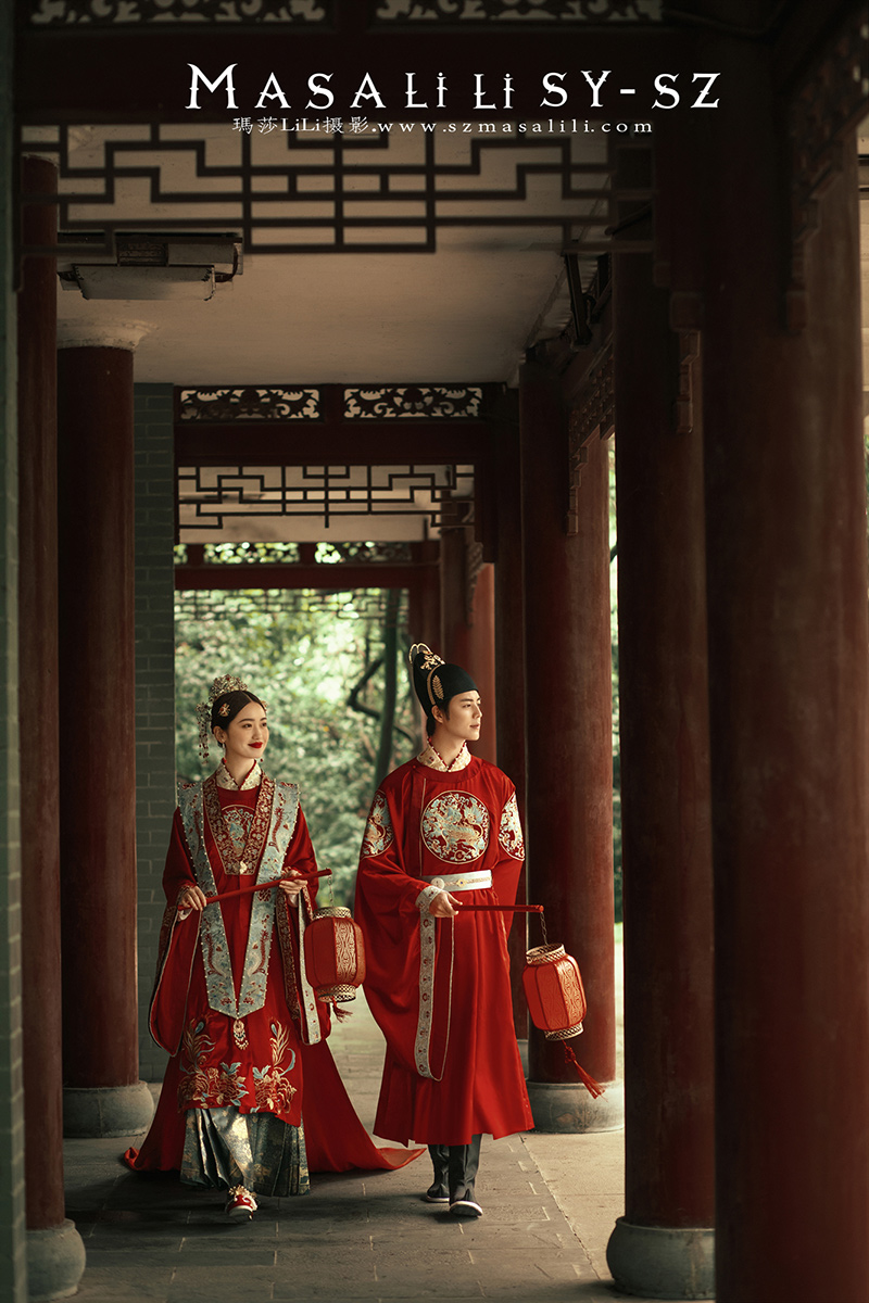 园博园古风婚纱照                               深圳婚纱摄影