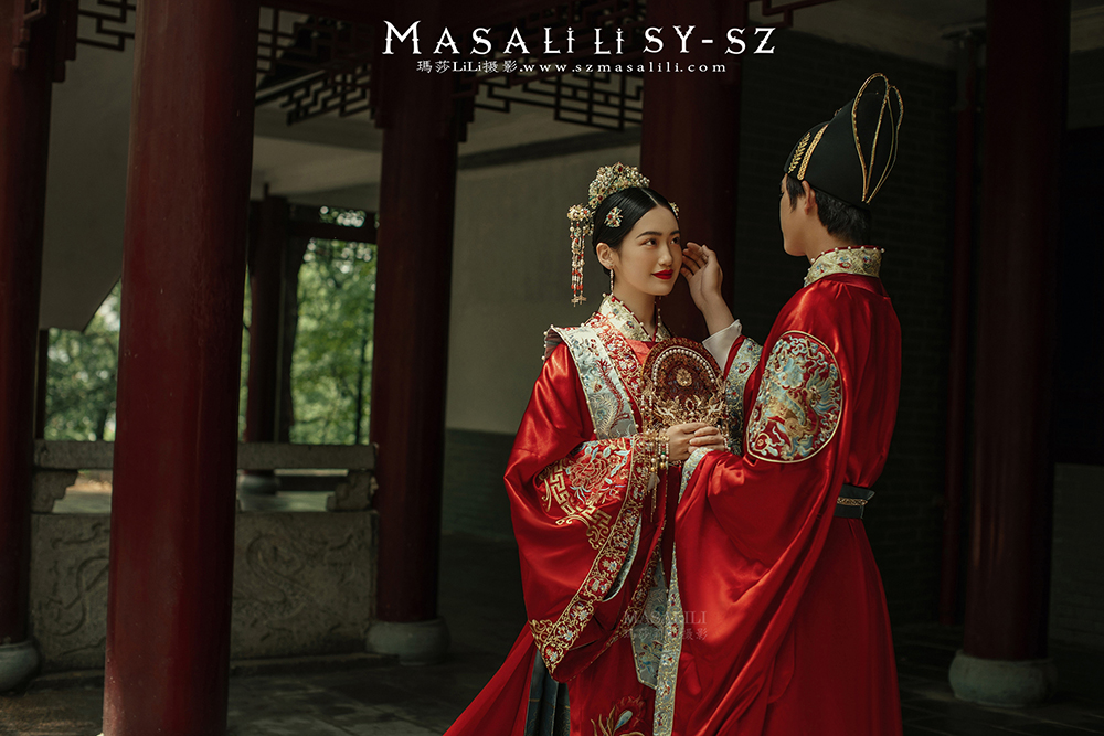 园博园古风婚纱照                               深圳婚纱摄影