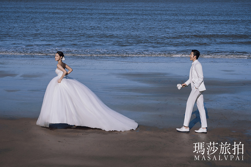 情侣岛海景                   深圳婚纱照