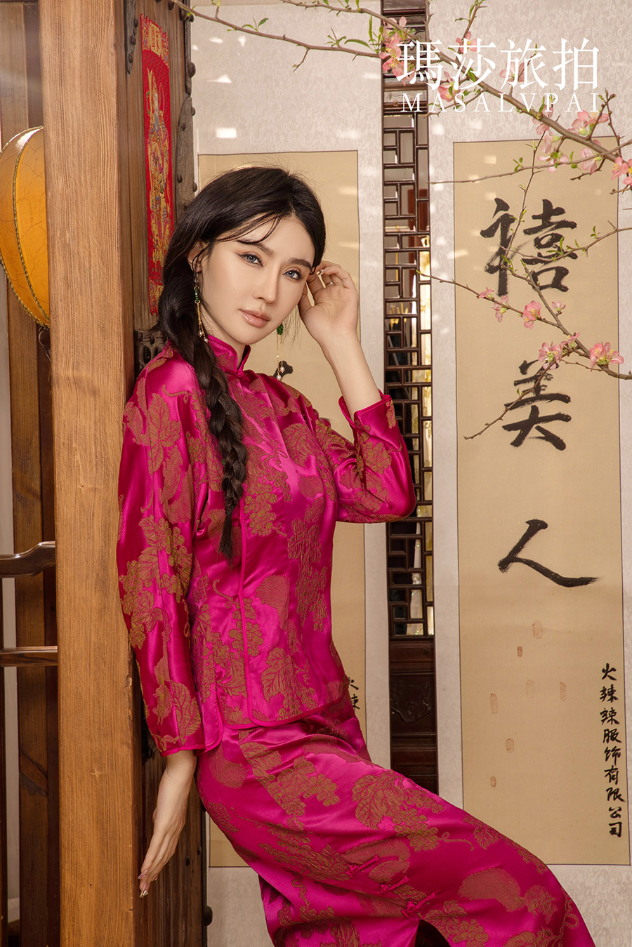 中式旗袍                  深圳服装摄影
