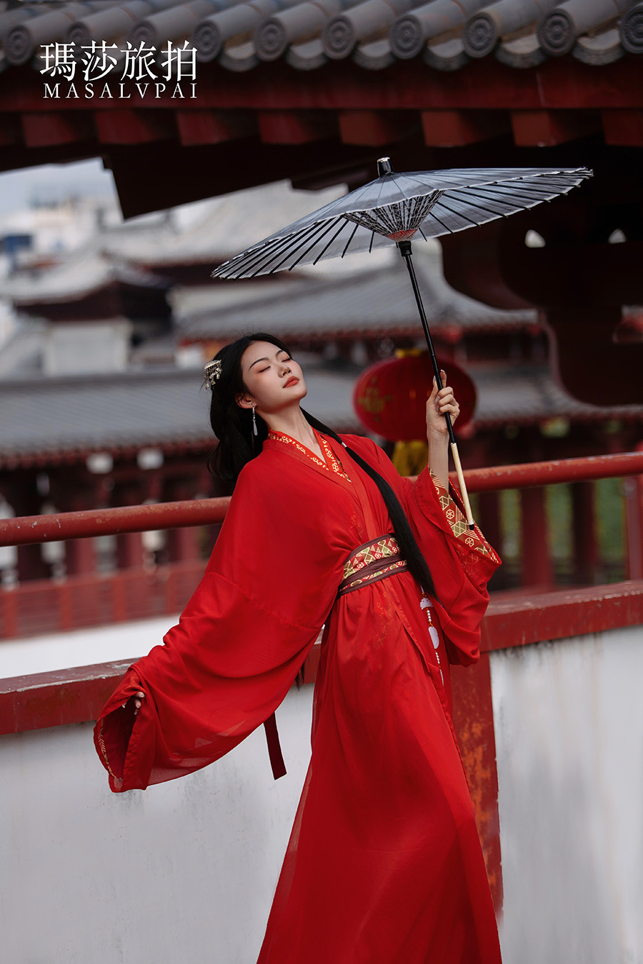 姗姗战国袍                              深圳汉服写真旅拍