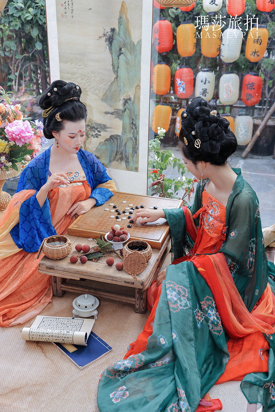 古风闺蜜照               深圳汉服写真