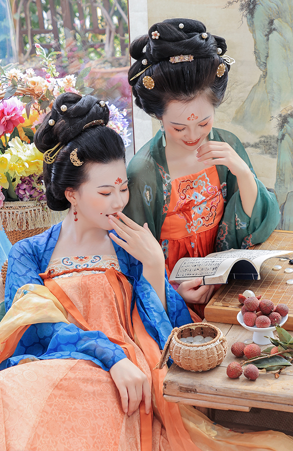 古风闺蜜照               深圳汉服写真