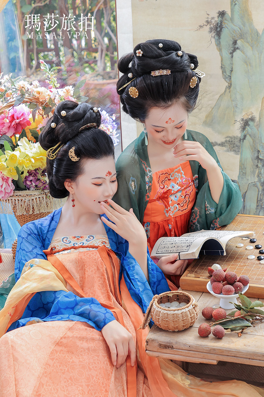 古风闺蜜照               深圳汉服写真