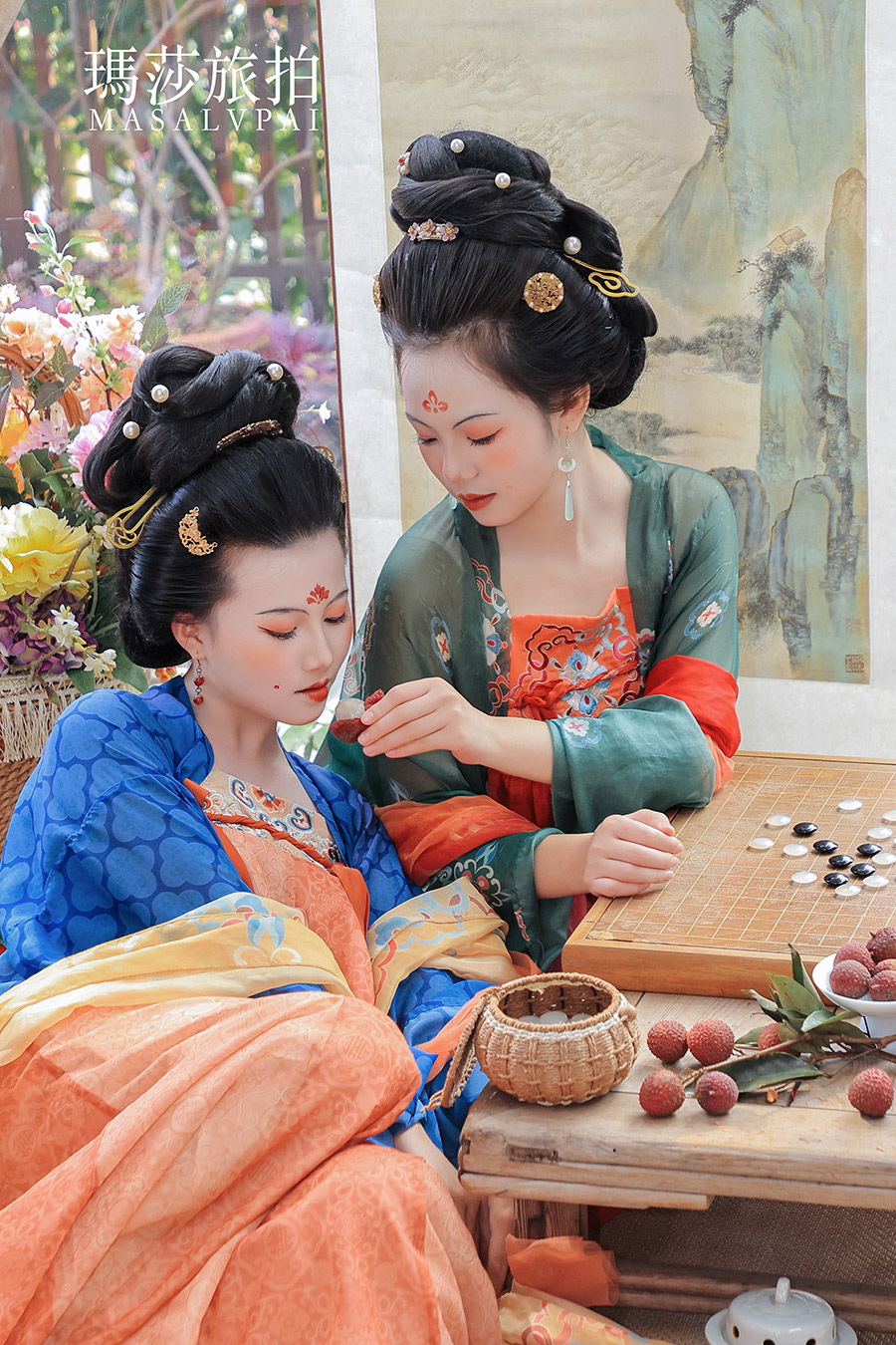 古风闺蜜照               深圳汉服写真