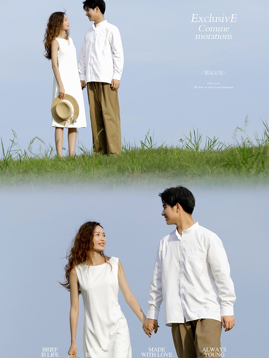 刘先生&秦小姐夫妇                         深圳婚纱照