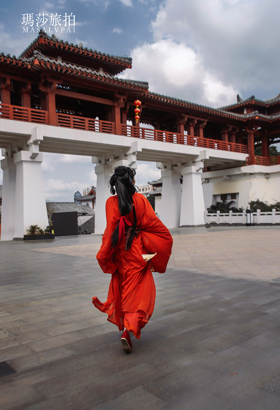 姗姗战国袍                              深圳汉服写真旅拍