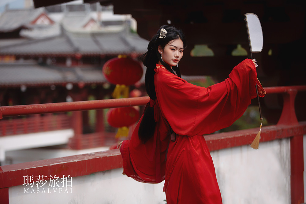 姗姗战国袍                              深圳汉服写真旅拍